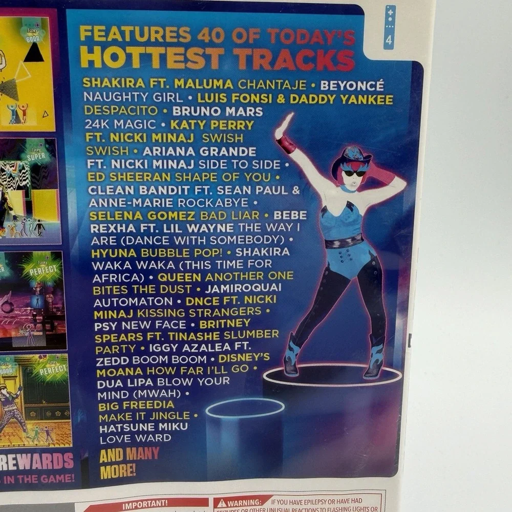 Just Dance 2018 (Nintendo Wii, 2017) Wii TESTED